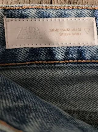 Jeans Zara Taglia 42 Blu