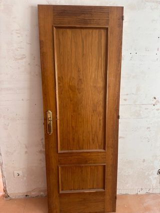 Puertas maderas macizas con marc