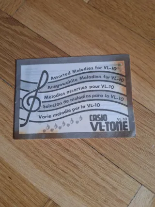 Teclado órgano Casio VL 10 Tone