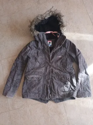 Abrigo niña Roxy gris