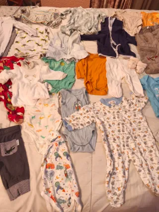 Lote Ropa Bebé 33 unidades de 0-12 Meses