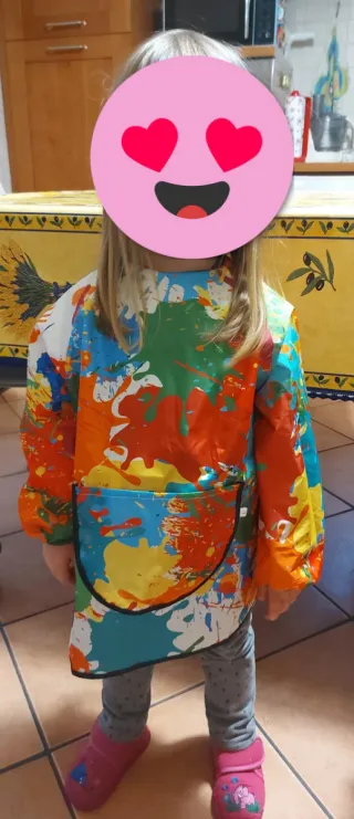 Grembiule pittura bambini nylon