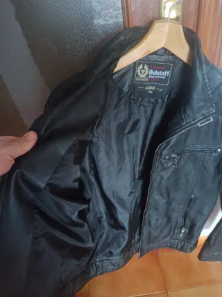 Cazadora Belstaff Negra Talla XL