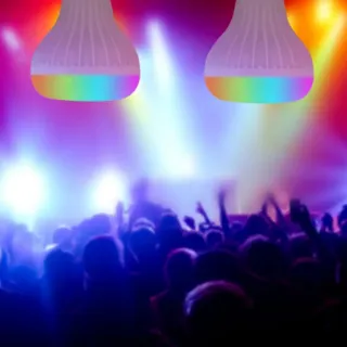 Bombilla LED Multicolor Bluetooth con altavoz