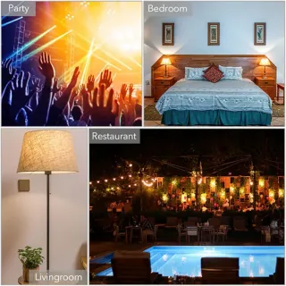 Bombilla LED Multicolor Bluetooth con altavoz