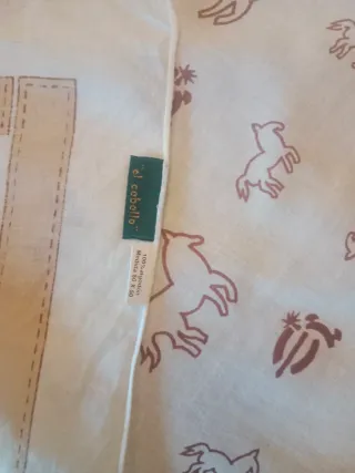 Pañuelo El Caballo Beige y Marrón