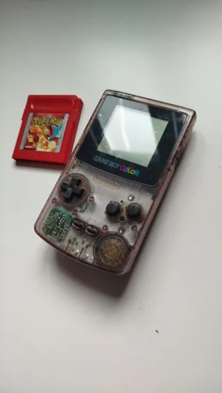 Nintendo Game Boy Color morada transparente