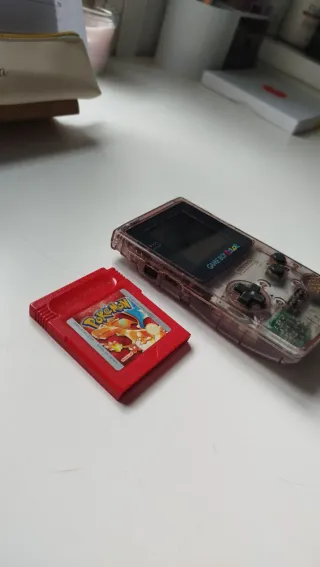 Nintendo Game Boy Color morada transparente