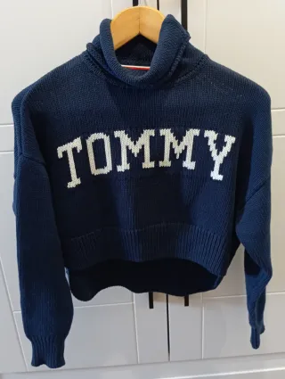 Jersey Tommy Hilfiger Azul Mujer Talla XS