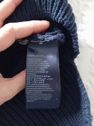 Jersey Tommy Hilfiger Azul Mujer Talla XS