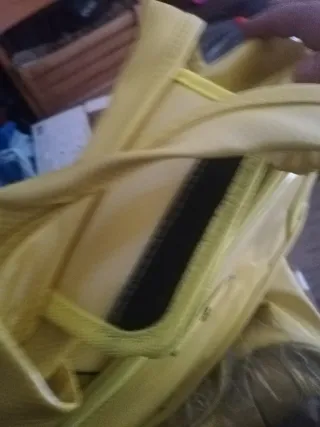 Borsa porta computer  gialla.