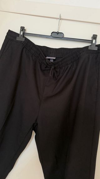 Pantalón de vestir negro hombre relax10