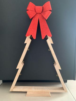 Albero di Natale in legno fatto a mano