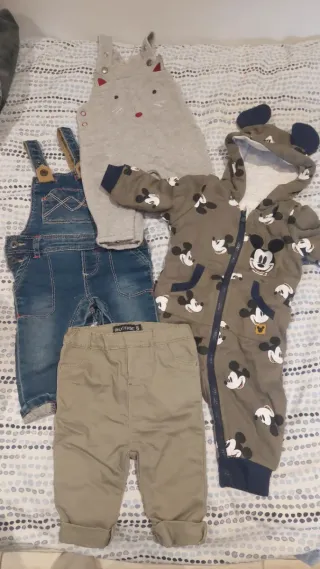 Lote Ropa Bebé: Mono, Peto, Pichi y Pantalón