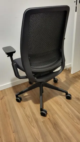 Silla Oficina Ergonómica Steelcase Negra