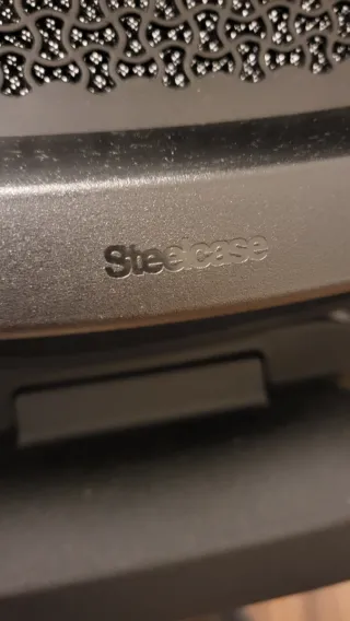 Silla Oficina Ergonómica Steelcase Negra