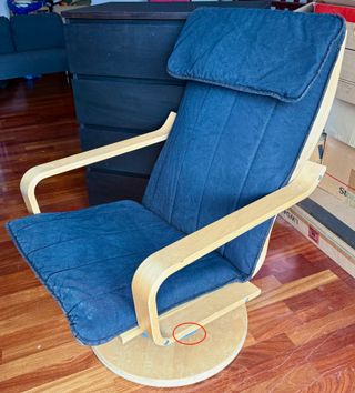 Sillón y reposapiés IKEA POÄNG