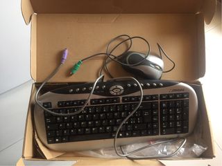 Tastiera e Mouse Olidata Neri/Grigi