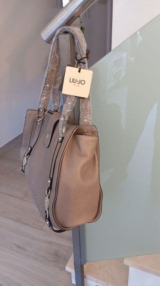 Bolso Liu Jo Gris Piel Nuevo