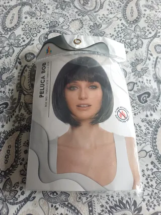 Peluca Bob Negra