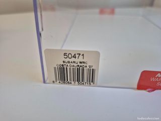 971 COCHE SCALEXTRIC NINCO SUBARU WRC COSTA DAURAD