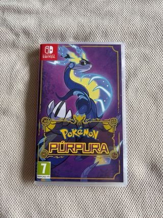 Nintendo Switch + Pokemon púrpura + Mando