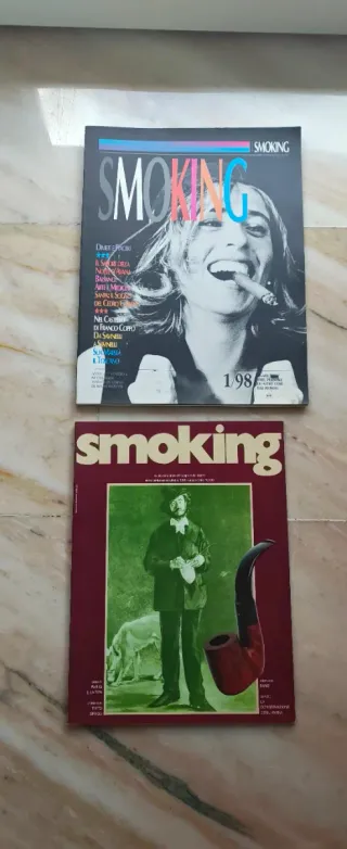 Riviste di smoking.