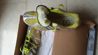 Zapatillas Adidas Atletismo Clavos Cortos Plata/Am