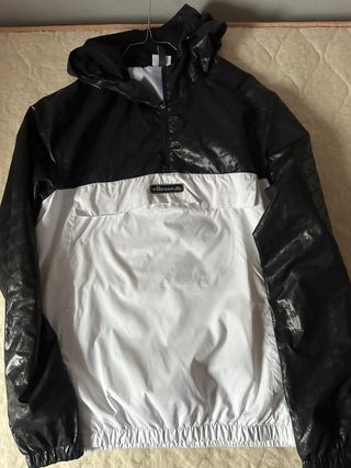 Cortavientos Sudadera Ellesse Negro Blanco