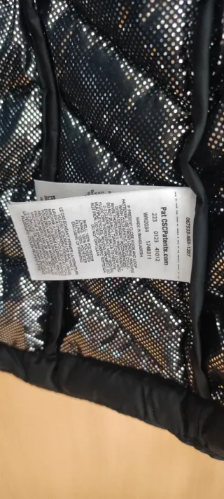 Chaqueta Columbia Negra Talla XS