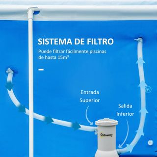Depuradora de Filtro 4.000 L/H para Piscina