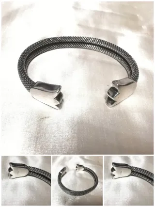 TOUS – Pulsera Mech de tulipanes en plata
