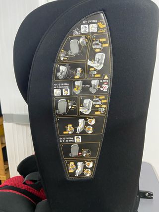 Silla coche bebé Grupo 1-2-3 con anclaje ISOFIX