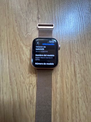 Apple Watch Series 6 Oro Rosa + Funda de regalo