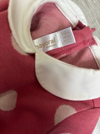 Vestido y diadema bebé lunares