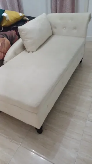 Sofá Chaise Longue Beige