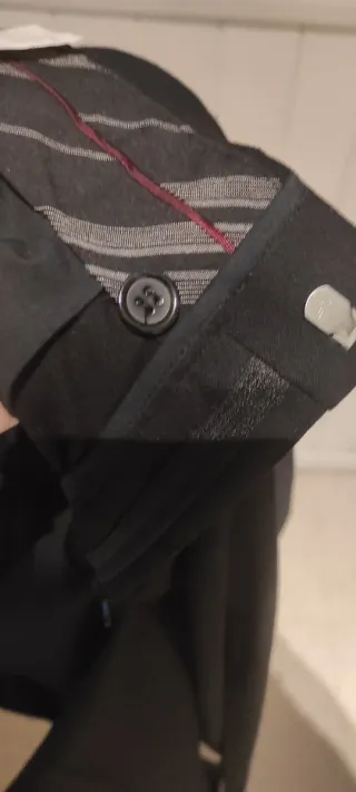 Pantalón de vestir Zara negro hombre