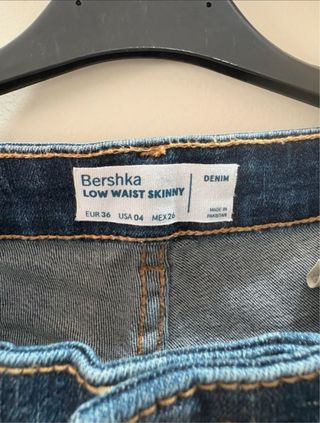Pack 2 Vaqueros Bershka Azules