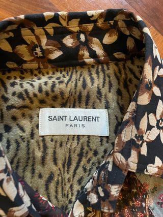 Camicia Saint Laurent Patchwork