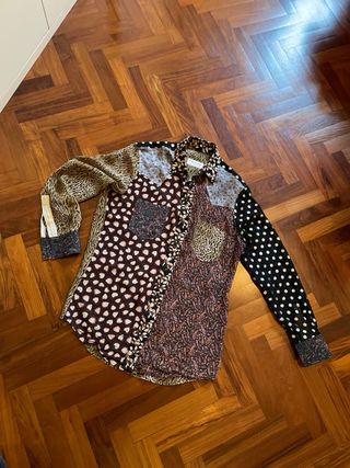 Camicia Saint Laurent Patchwork