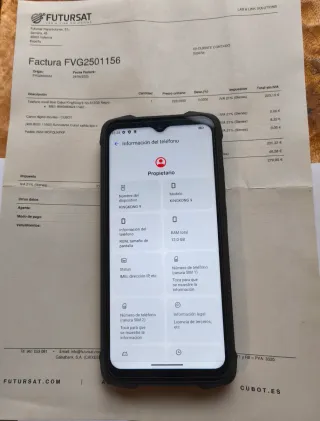 Móvil CUBOT KingKong 9 Negro