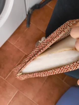 Cojines para asientos de tela