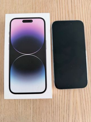 iPhone 14 Pro Gris/Morado