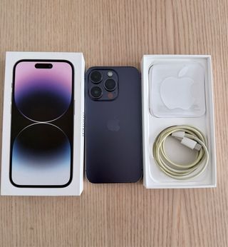 iPhone 14 Pro Gris/Morado