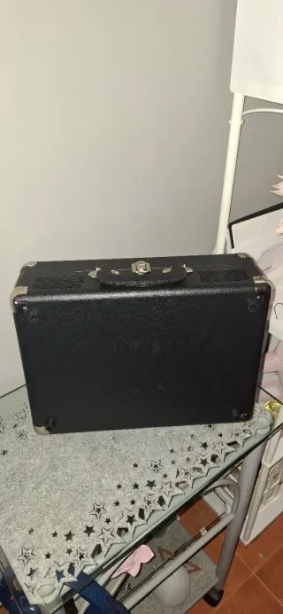 Tocadiscos Negro Vintage