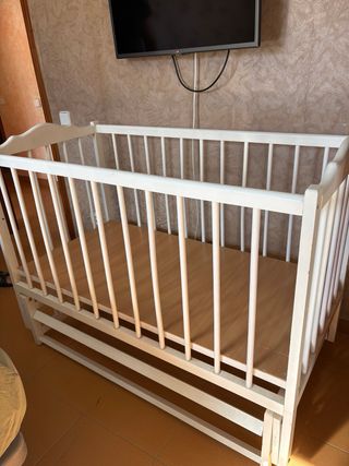 Cuna Mecedora Blanca