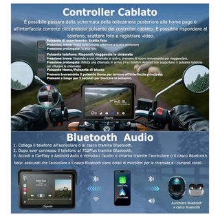 Carpuride W702 Plus Android Dash Cam moto CarPlay