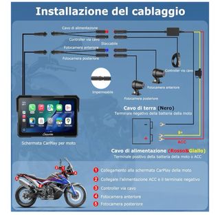 Carpuride W702 Plus Android Dash Cam moto CarPlay