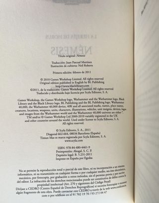 #744 Némesis Herejía de Horus 13- 1ª Edición 2011