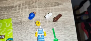 Minifigura Lego Serie 19 Dog Cuidadora Perro